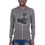 Dope Owl Camera Rigz Limited Edition Collab Unisex zip hoodie