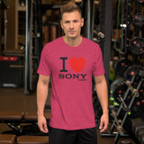 I Love Sony Camerarigz Short-Sleeve Unisex T-Shirt