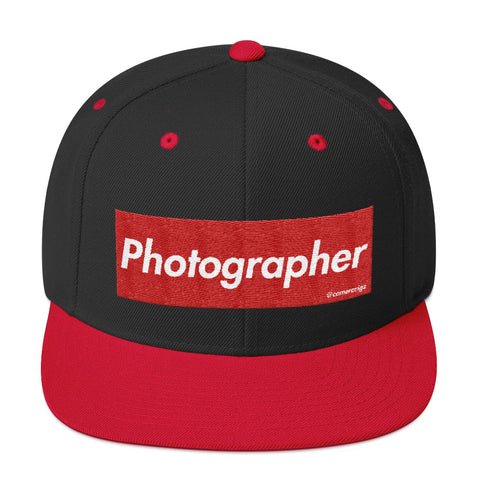 Photographer Camerarigz Snapback Hat