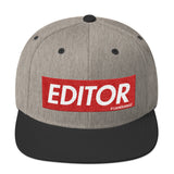 Editor Camerarigz Snapback Hat