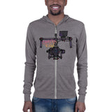 Dope Owl Camerarigz Gimbal Unisex zip hoodie