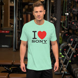 I Love Sony Camerarigz Short-Sleeve Unisex T-Shirt