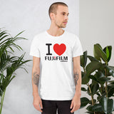 I Love Fujifilm Camerarigz Short-Sleeve Unisex T-Shirt