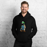 Luigi Boi Unisex Hoodie DOPE OWL ART COLLAB